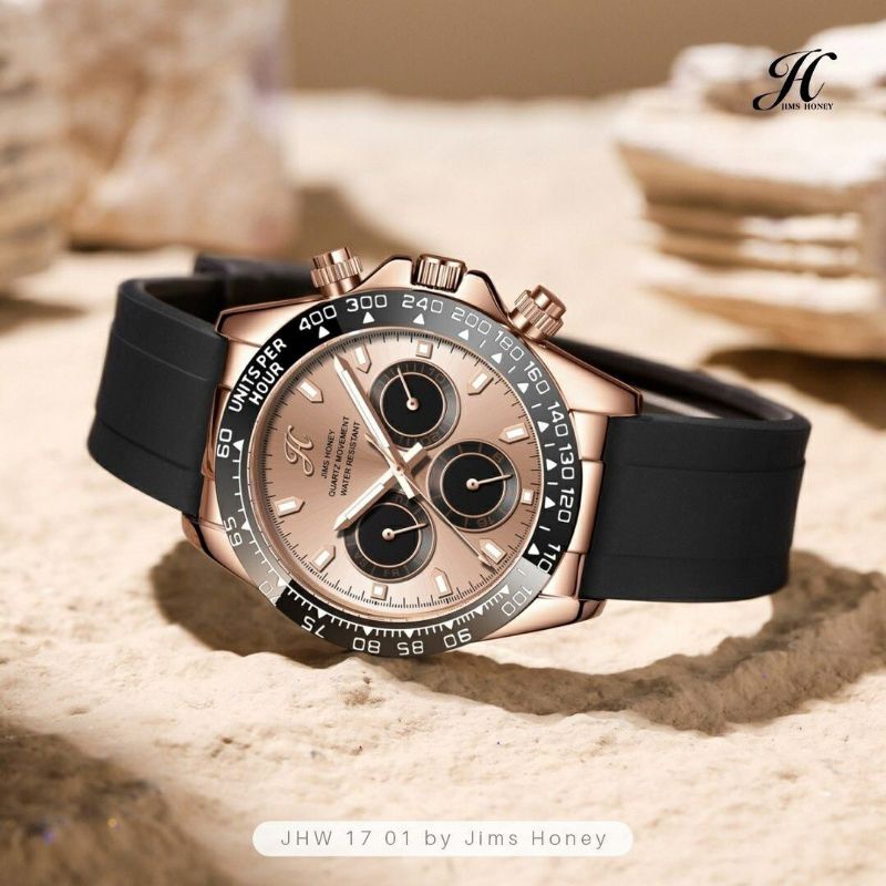 Jam Tangan Pria Jimshoney Jhw 17 Men Watch Original Casual Daily - Arloji Strap Kalep Jam Tangan Sport