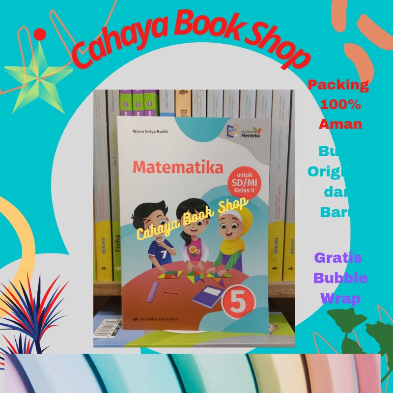 Buku Matematika Kelas 5 SD Kurikulum Merdeka Erlangga