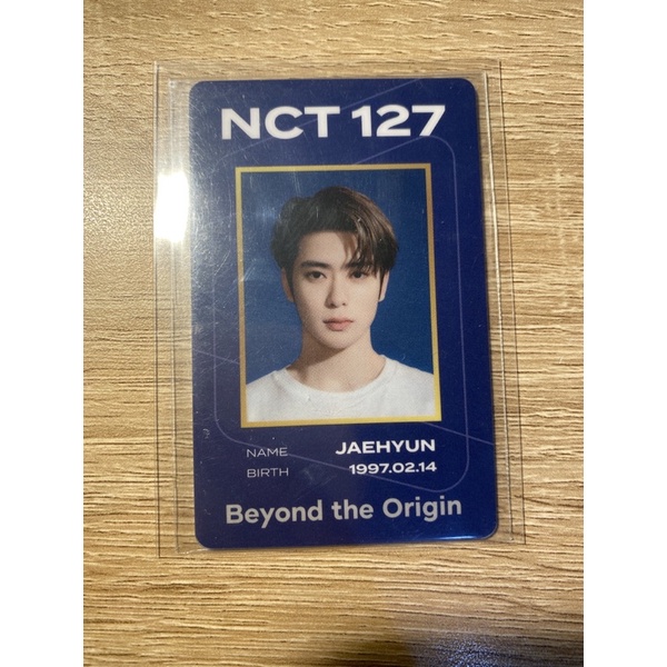 pc jaehyun beyon the origin id card nct 127