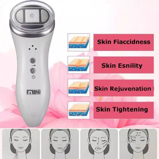 Mini rf hifu alat ultrasound radio frequency rf 2in1 detox anti aging kerut kantung mata Mko