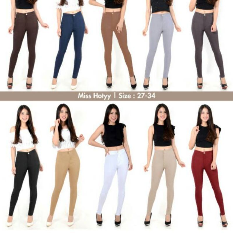 Jegging strech (HITAM)