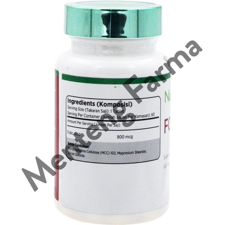 Nutriwell Folic Acid 60 Tablet - Vitamin Asam Folat 800mcg