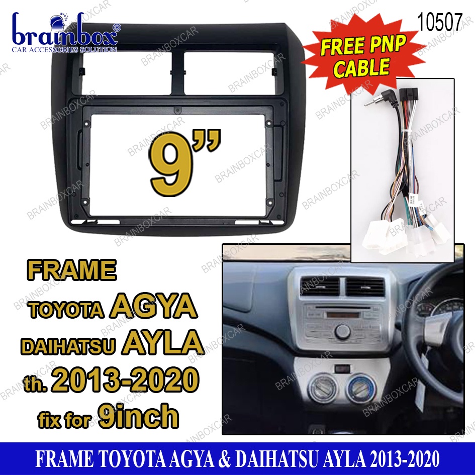 Jual Frame Head Unit Agya Ayla Inch Bingkai Panel Toyota Agya