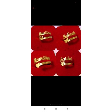 Cincin Nama Cincin Costum Nama Cincin Cincin Titanium