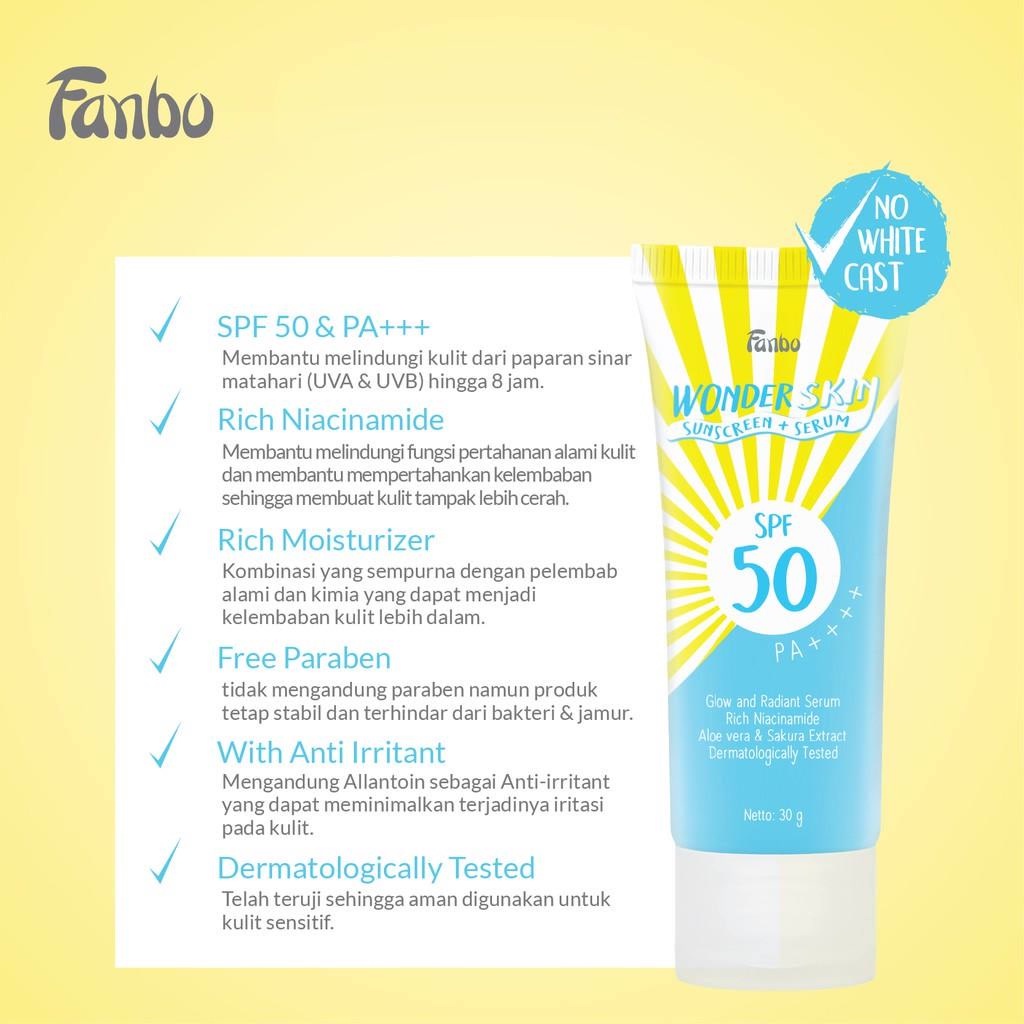 ★ BB ★ Fanbo Wonder Skin Sunscreen &amp; Serum - SPF 50 PA ++++ 30gr