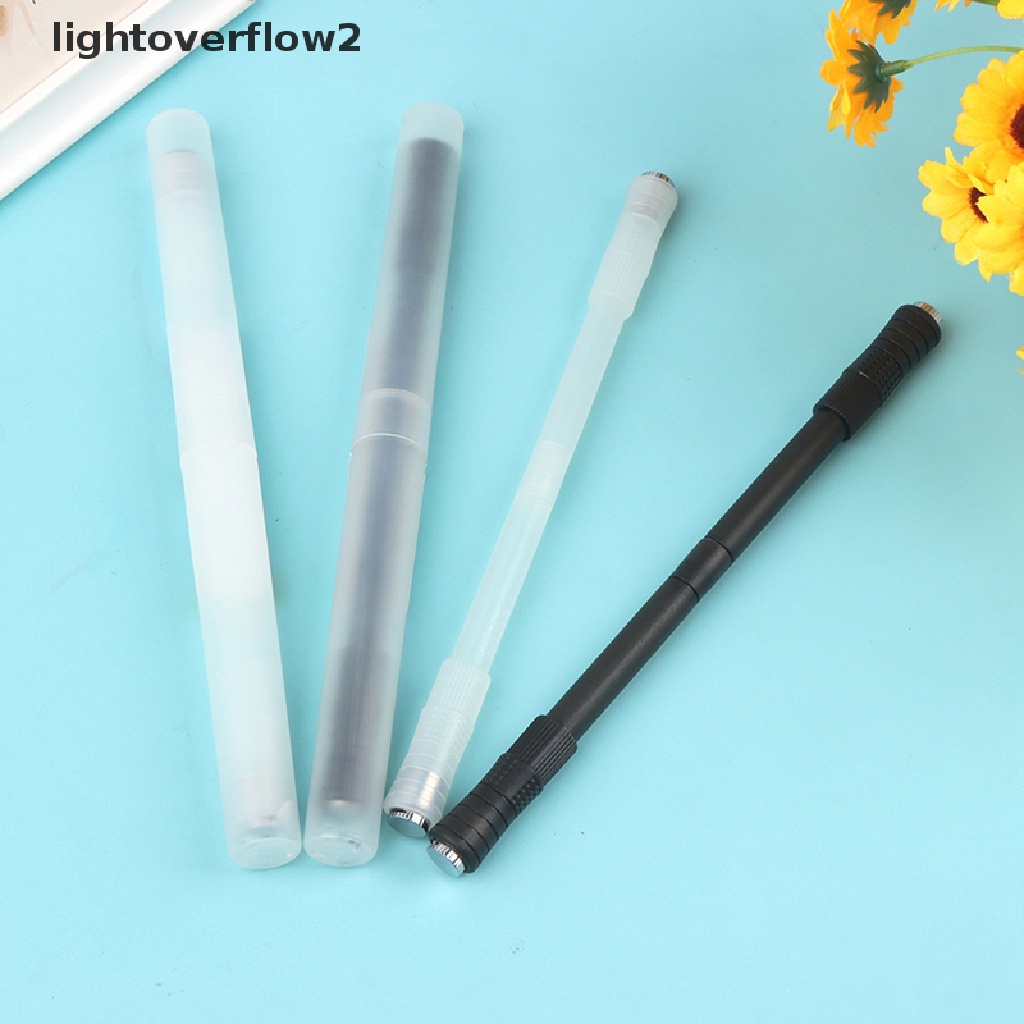 (lightoverflow2) Pulpen Putar Dengan Lampu LED Untuk Anak / Dewasa