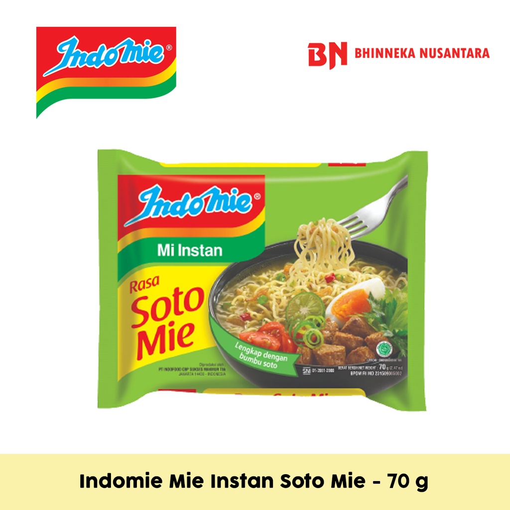 

Indomie Mie Instant Soto Mie 70 Gram