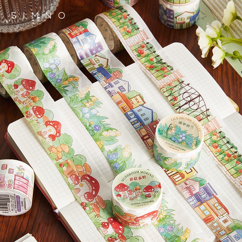 Stiker Roll Satuan / Stiker Aesthetic Karakter Lucu