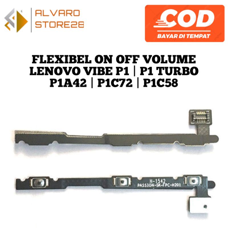 Flexible Flexibel On Off Volume Lenovo VIBE P1 | P1 TURBO P1A42 | P1C72 | P1C58