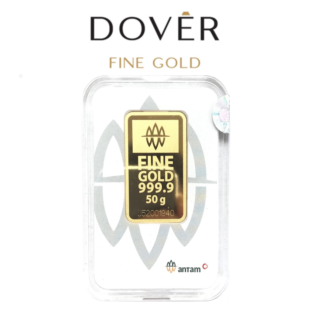 Logam Mulia Emas Antam Indonesia x Hartadinata Emaskita 50 gram Press