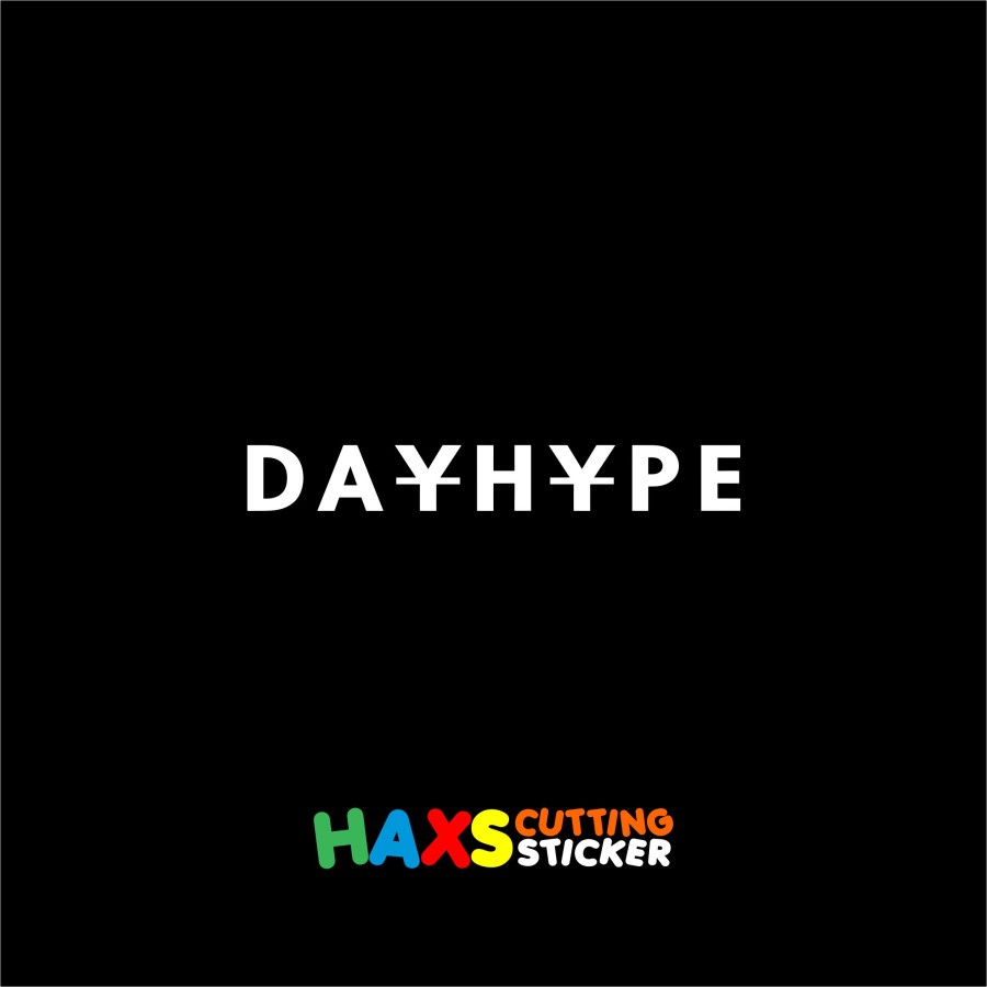 Cutting Sticker Dayhype uk. 10 CM