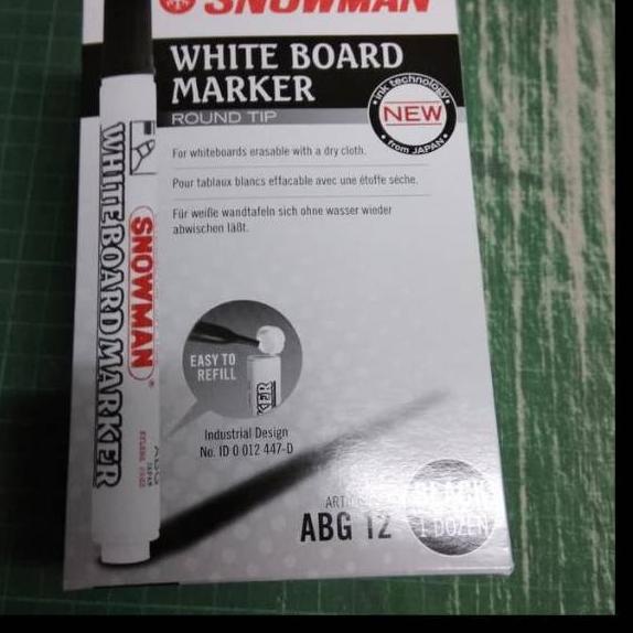 

Terbaru - Spidol Snowman Whiteboat ABG12 lusinan .... ....