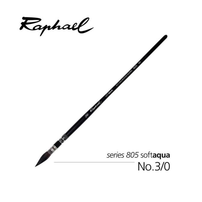 

RAPHAEL 805 SoftAqua No.3/0 Pointed MOP Brush Non COD