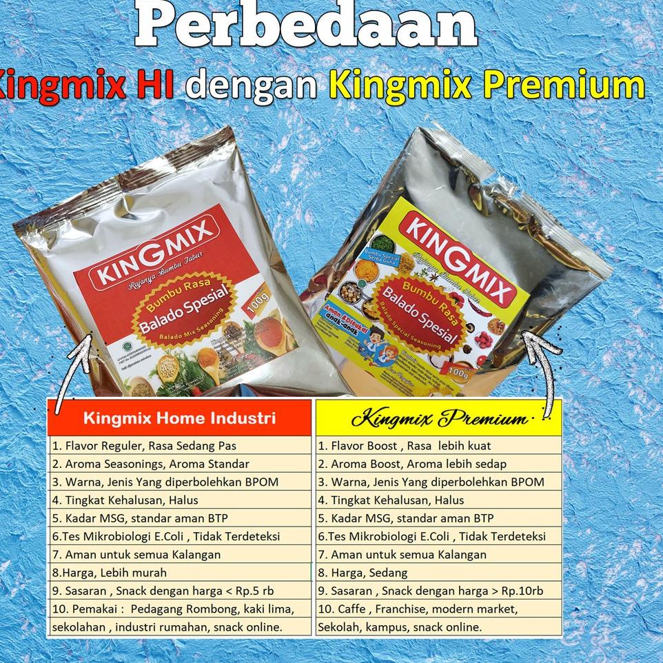 

9.9 BRANDS FESTIVAL Bumbu tabur Rasa Jagung Bakar 1 Kg KINGMIX HI 