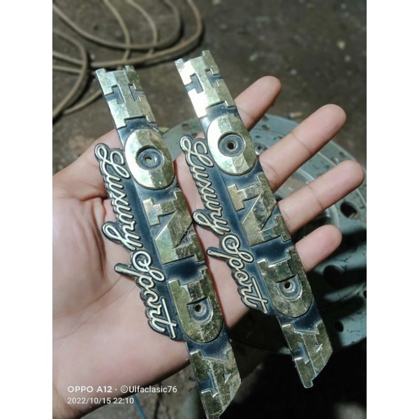EMBLEM logo tangki Honda Gl pro newtek ORI copotan