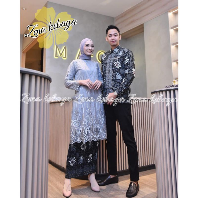 COUPLE TUNIK KEBAYA KEMEJA BATIK PRIA COUPLE KEBAYA MODERN