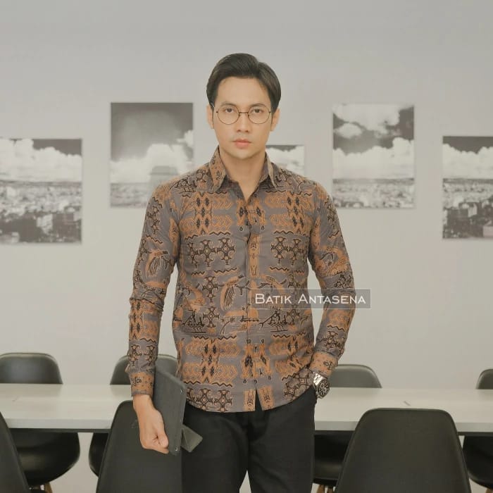 Batik Antasena - Kemeja Batik Pria Asmat