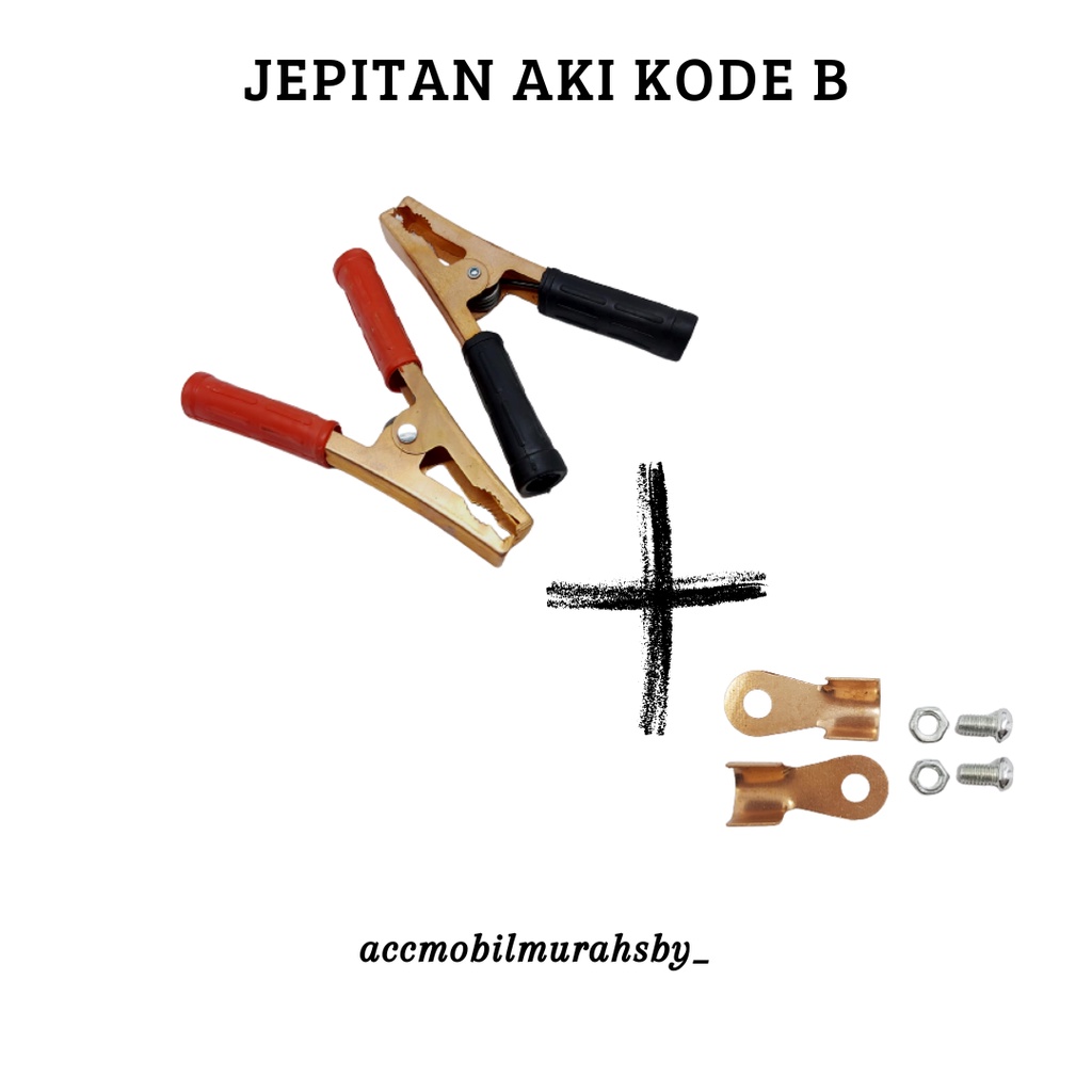 Jepitan Aki / Capit Aki 14.5 cm ( Set ) B