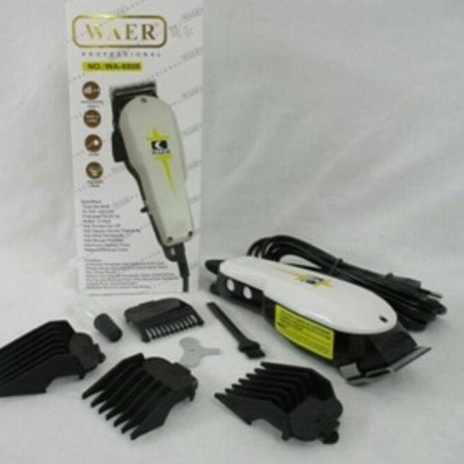 KODE-ER14 Alat Cukur Rambut Elektrik WAER Proffessional WA-8808 / Mesin Cukur Rambut Listrik WAER / 