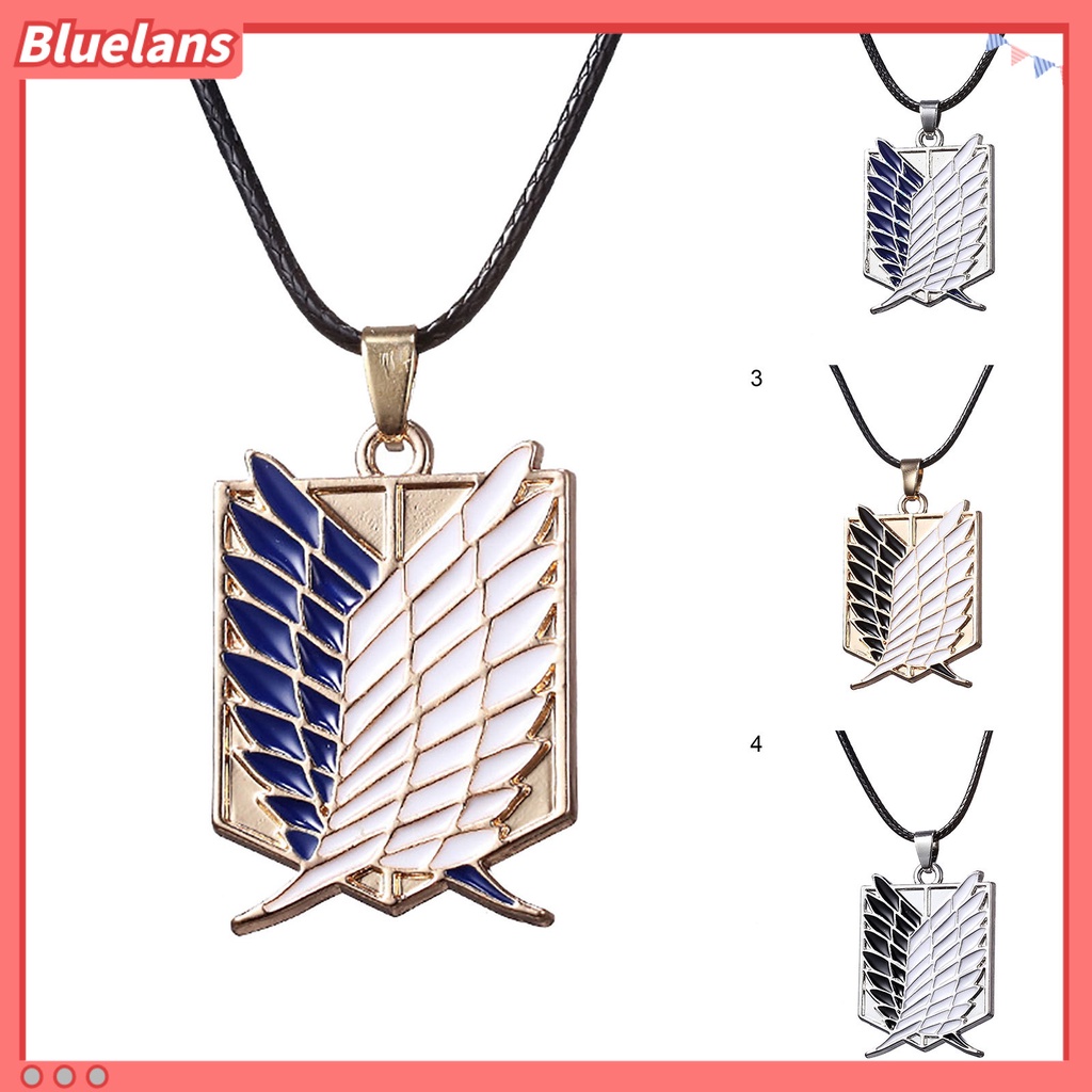 Bluelans Necklace Funny Creative Attack On Titan Anime Cosplay Necklace for Women