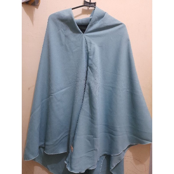 Preloved PL Like New Hijab Khimar Bergo Instan Syari Ninestuff Mustard Hijau Biru Wardah