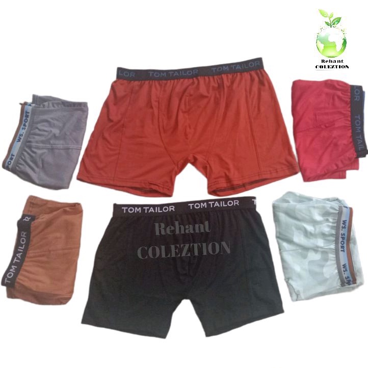 6 pcs celana dalam pria boxer kualitas premium