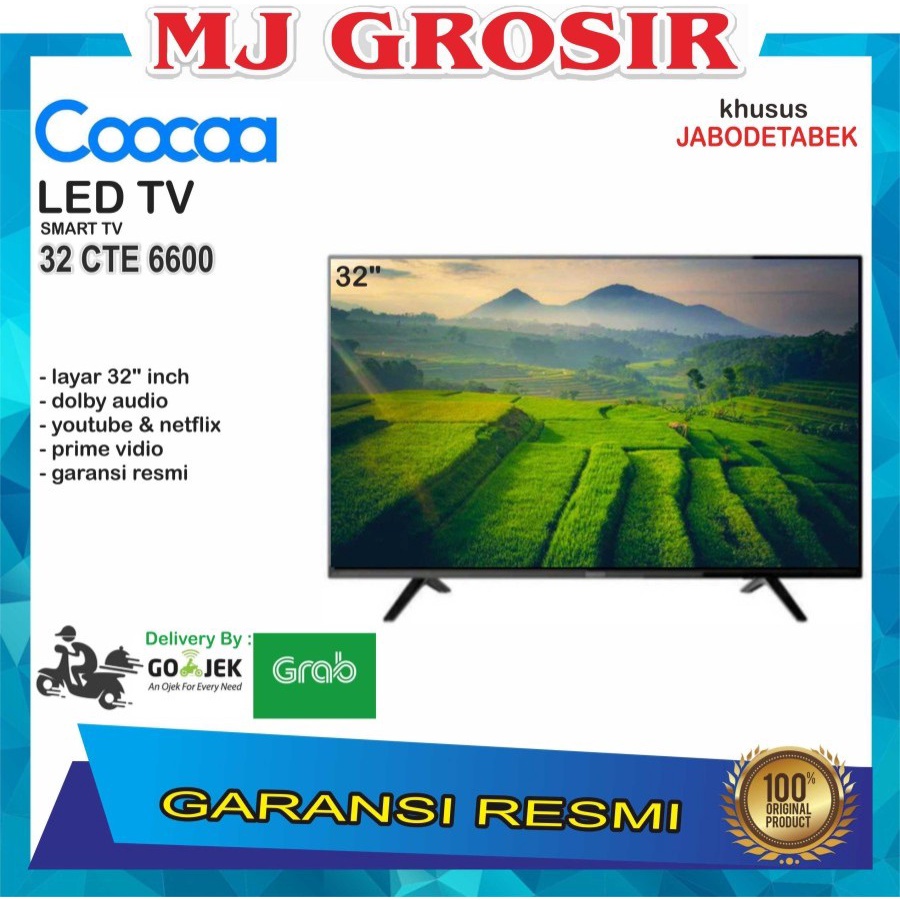 PROMO LED TV COOCAA 32&quot; 32CTE6600 32INCH ANDROID GOOGLE TV