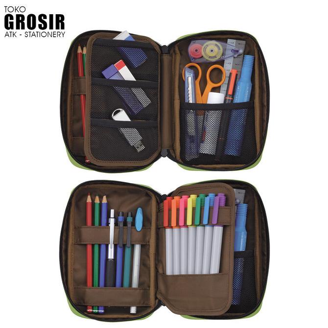 

(COD) LIHIT LAB Pen Case Pouch Organizer A-7551 SALE Kode 631