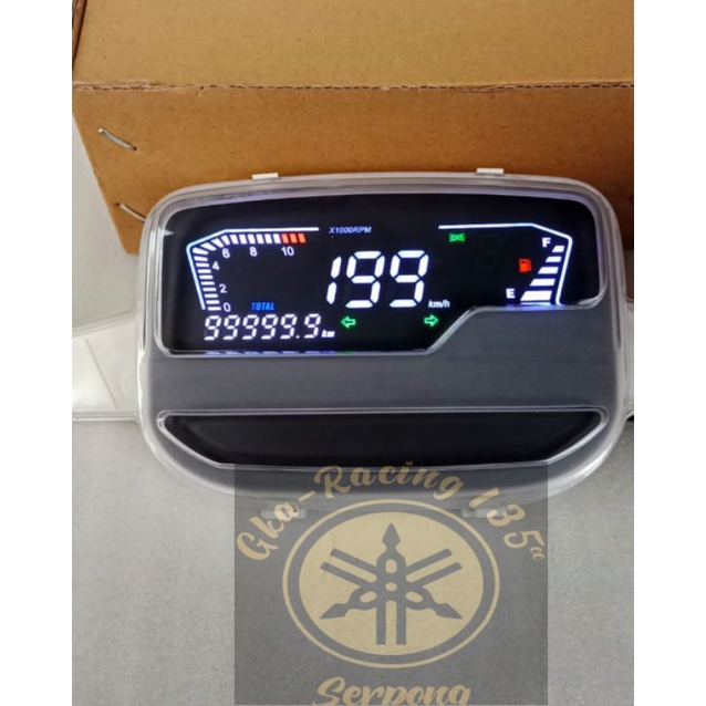KILOMETER SPEEDOMETER F1ZR DAN VEGA LAMA DIGITAL