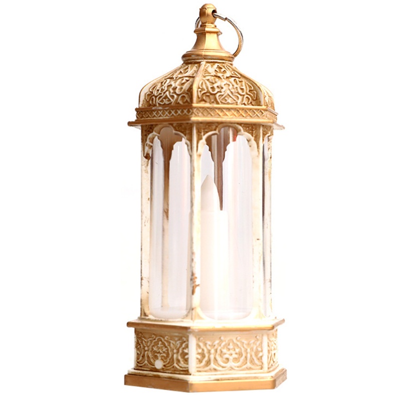 Zzz Lampu Lentera Bentuk Hexagon Gaya Vintage Untuk Dekorasi Natal