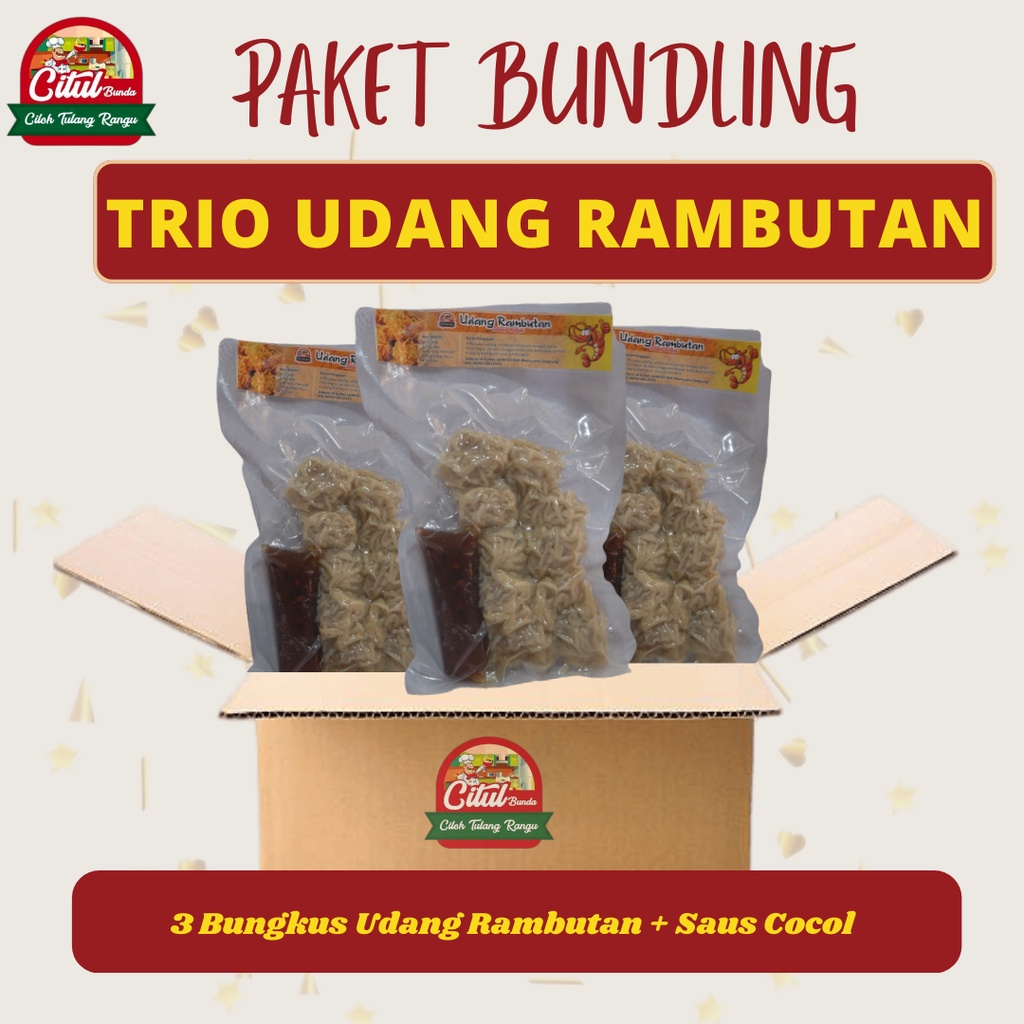 

3BUNGKUS UDANG RAMBUTAN isi 10
