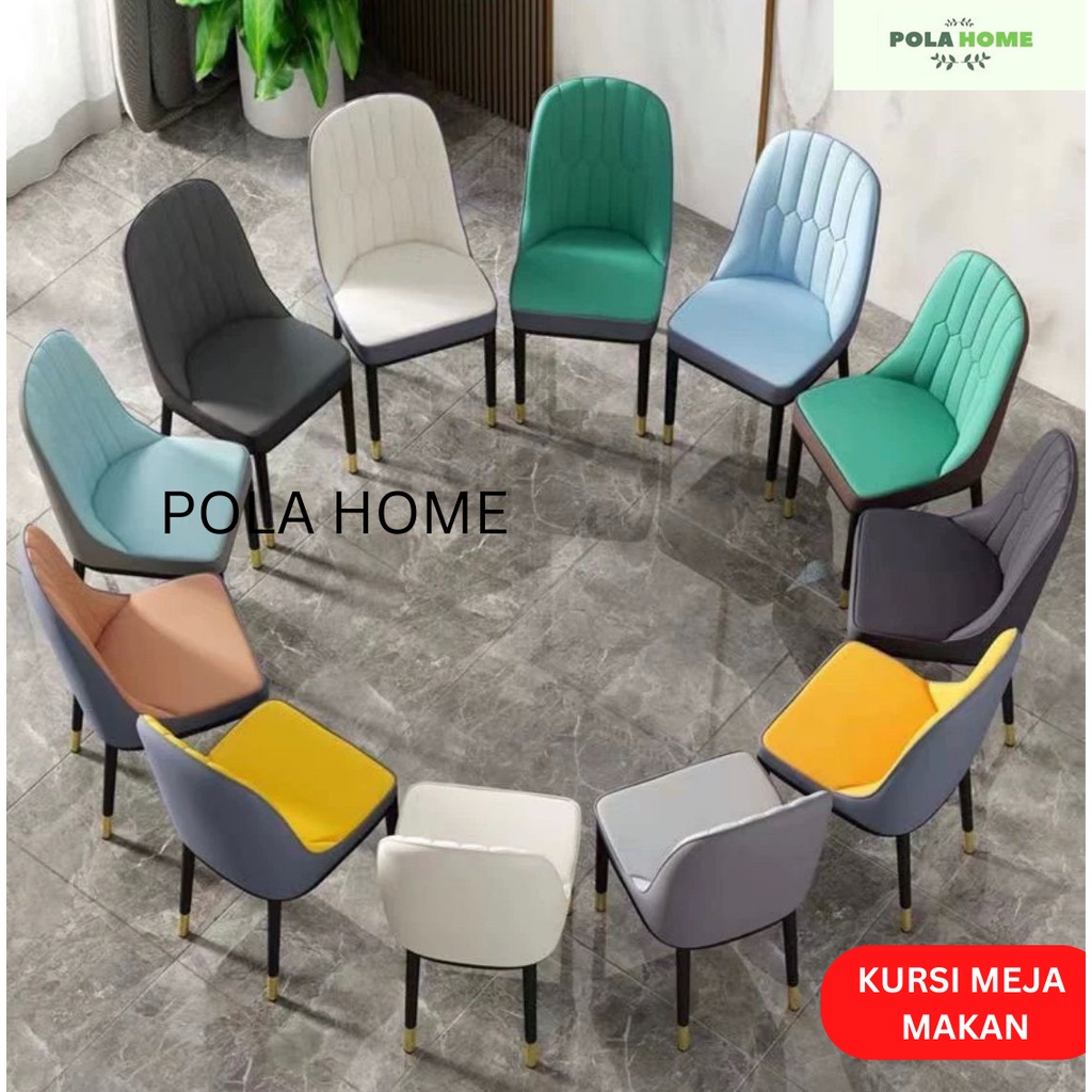 Pola kursi Modern Minimalis Kursi Meja Makan Kursi Makan Sandaran Kursi Cafe