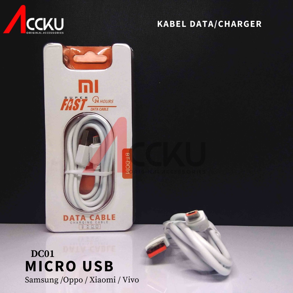 DC01Kabel dataXiaomi Micro USB Fast Charging Kabel Micro USBKabel ChargerMikro USBFast Charging Super Fast Charge