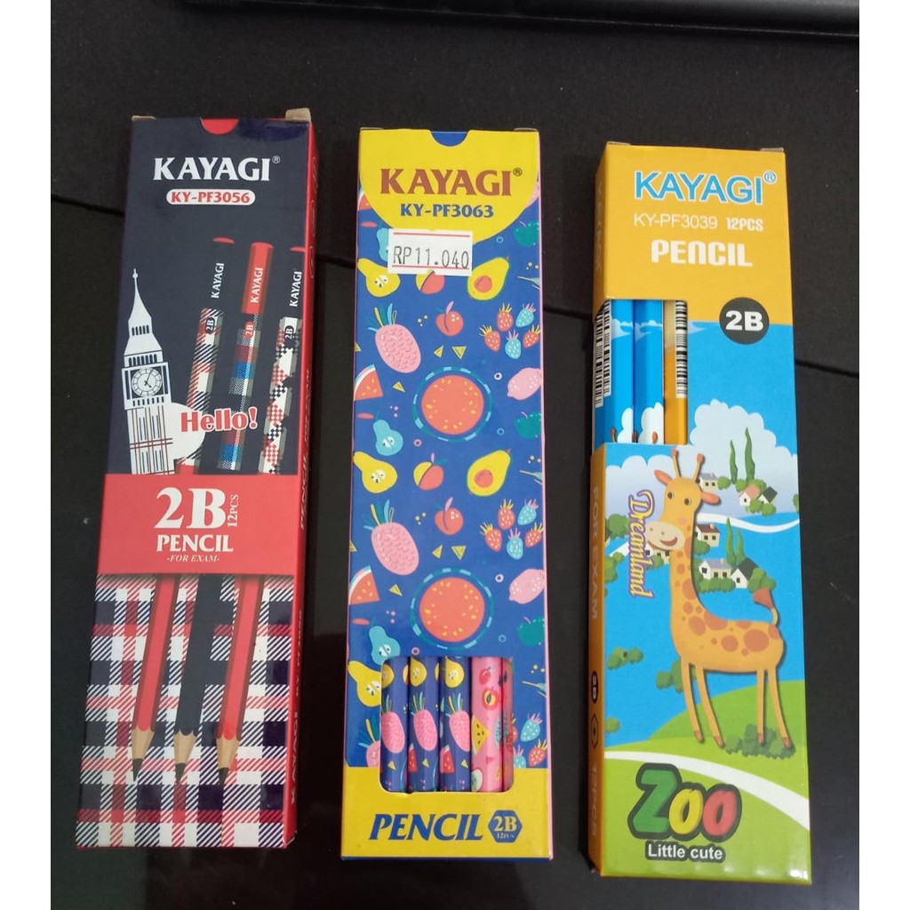 

PENSIL 2B KAYAGI MOTIF LUCU