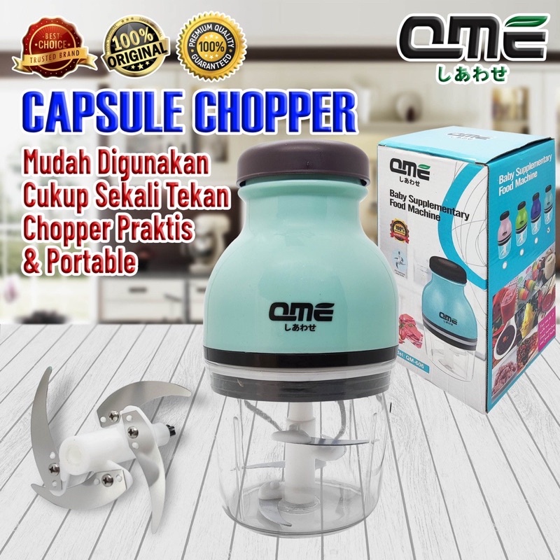 Blender Capsule Chopper Elektrik Penggilingan QME (QM-606)