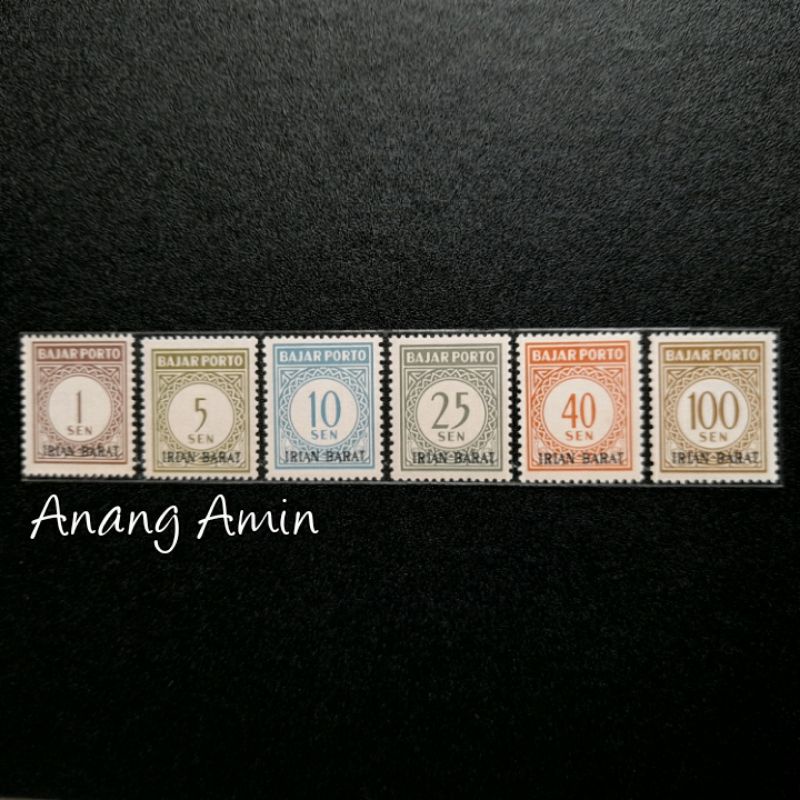 

LOT.F81 PRANGKO INDONESIA PIB-1 6V PORTO CT IRIAN BARAT 1963