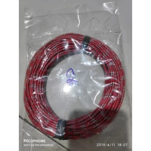 kabel lampu mobil bintik 20 meter 0.8mm 1mm 1.5mm 2mm