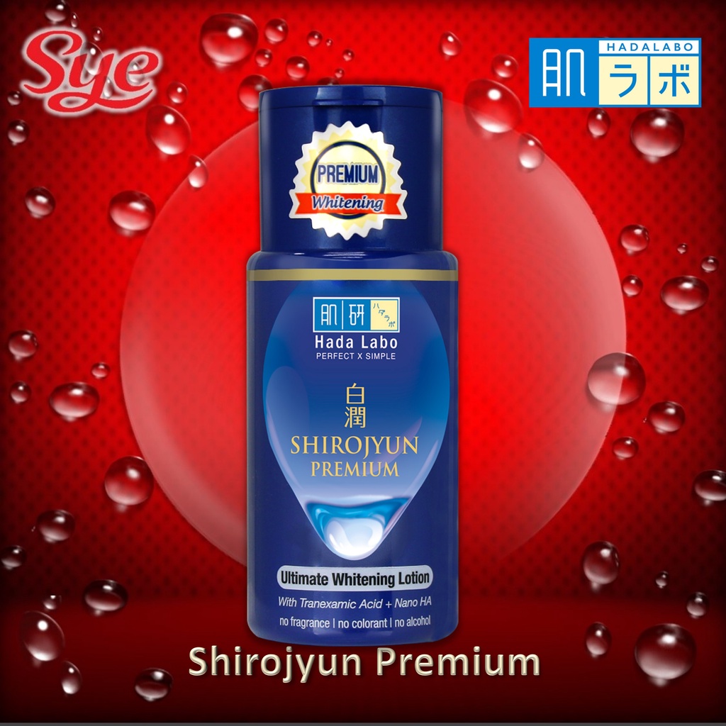 BPOM HADA LABO SHIROJYUN PREMIUM WHITENING LOTION 100ML / PREMIUM LOTION / SYE