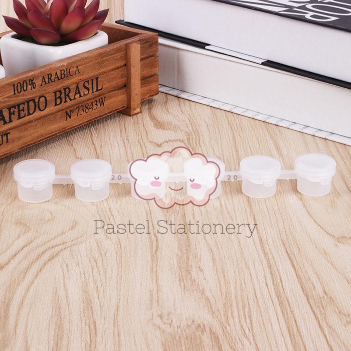

Pot Botol Tempat Cat Akrilik Renteng 6x3ml 6x5ml - Paint By Number Acrylic Cup Set 3 ml 5 ml