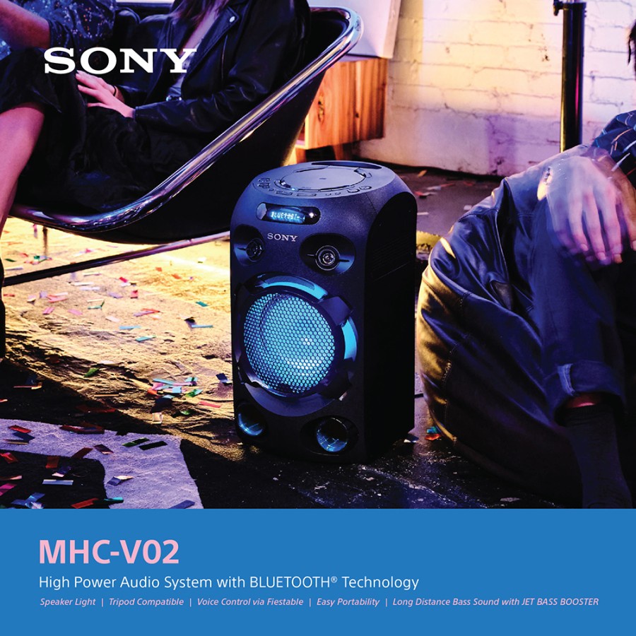 Sony MHC-V02 High Power Audio System with Bluetooth Speaker V 02