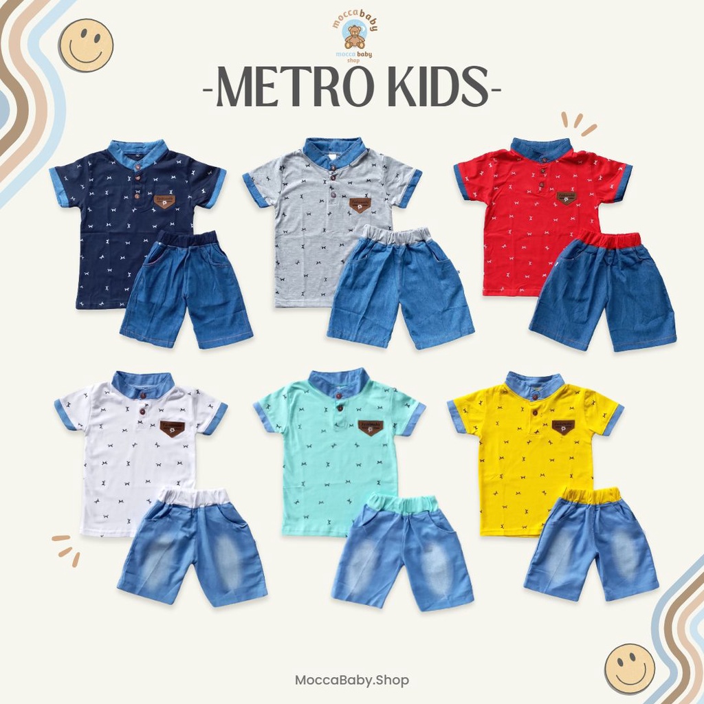 MBSS - Baju Anak Setelan Bayi Baby Kids Daily Ootd Cowok Laki Lucu Murah / METRO CANADA