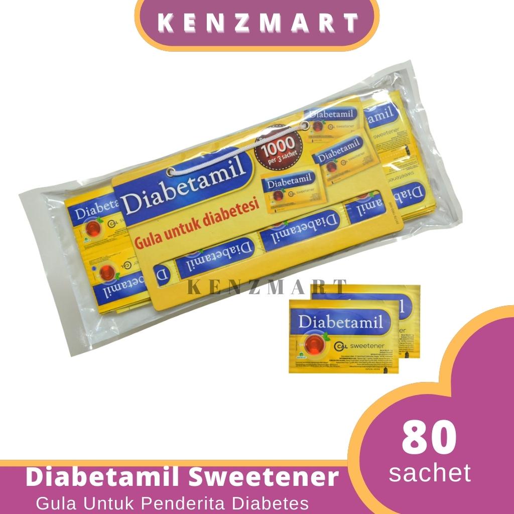 DIABETAMIL / TROPICANA DIABTX PENGGANTI GULA RENDAH KALORI 80 SACHET / GULA UNTUK DIABETES