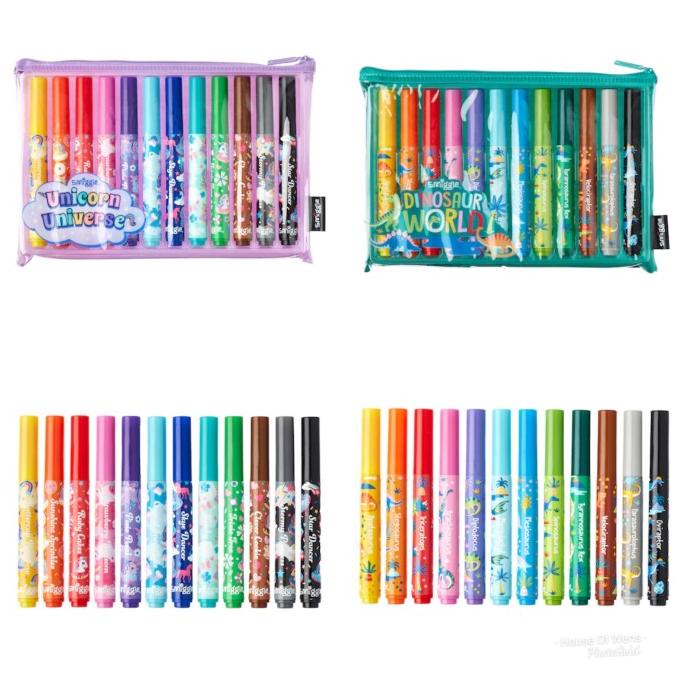 

SMIGGLE SCENTED MARKER PACK - SPIDOL WANGI SMIGGLE ISI 12