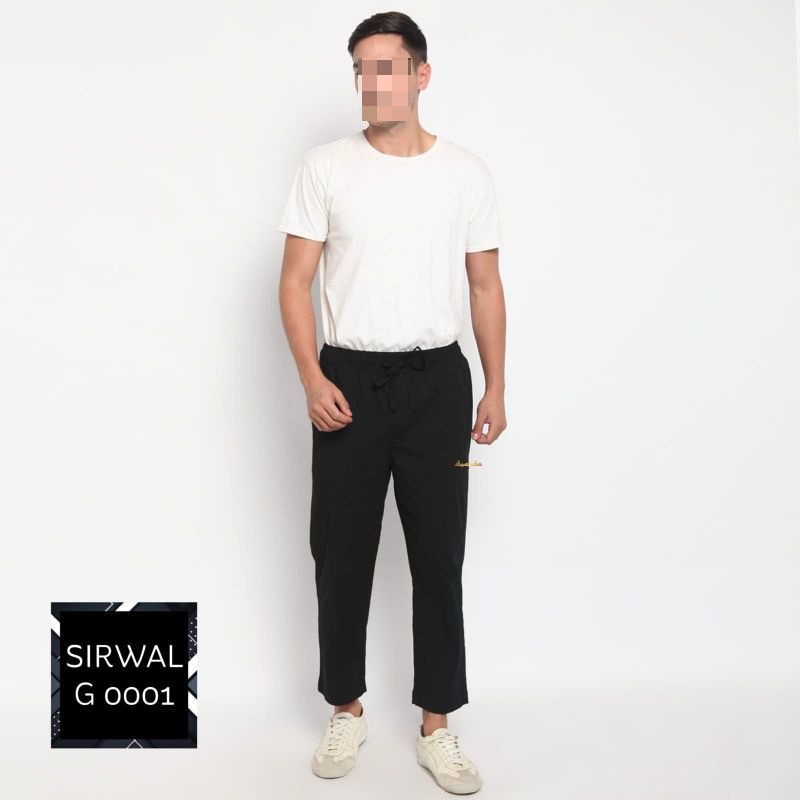(BISA COD) Doanda Sirwal Ankle Rileks  G0001 Hitam