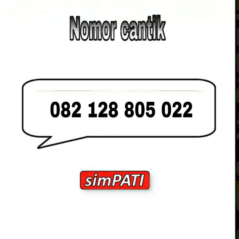 nomor cantik nomer kartu perdana Telkomsel simpati seri bos boos boss booss  keren unik murah 212 21