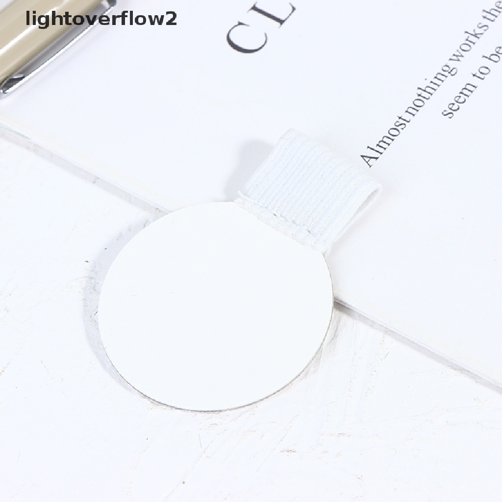 (lightoverflow2) Holder Pulpen / Pensil Bahan Kulit PU Elastis Dengan Perekat Untuk Notebook