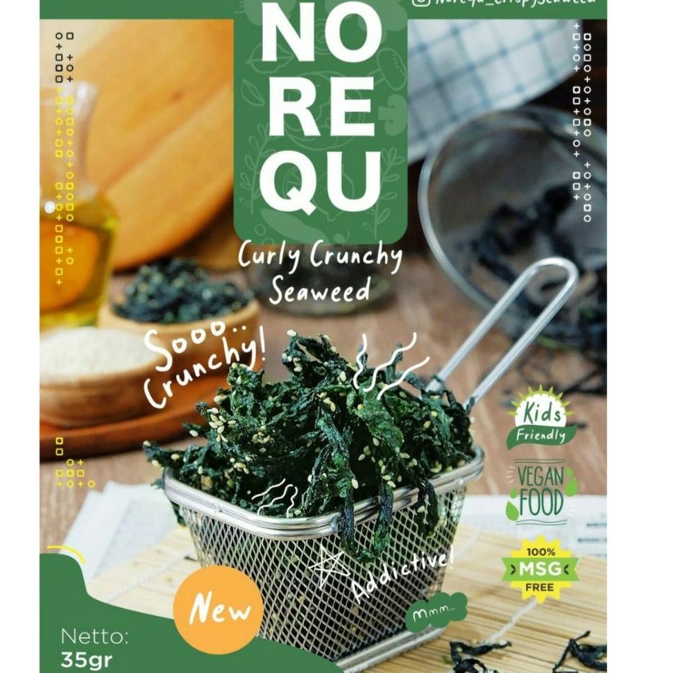 

Star NoreQu crispy seaweed 1pcs - (nori)rumput laut korea-gurih wijen gas !!