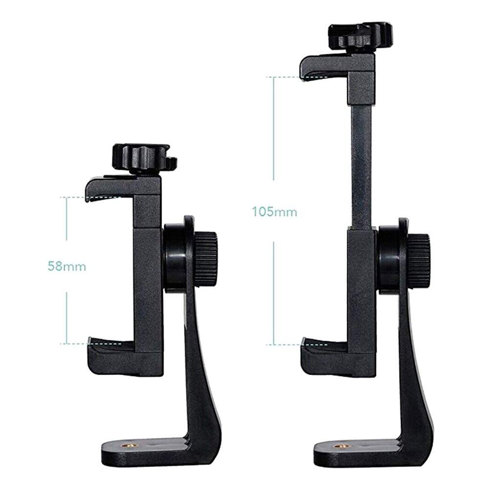 Top Tripod Adapter Smartphone Smartphone Mount Holder Penyangga Tripod Klip Hp