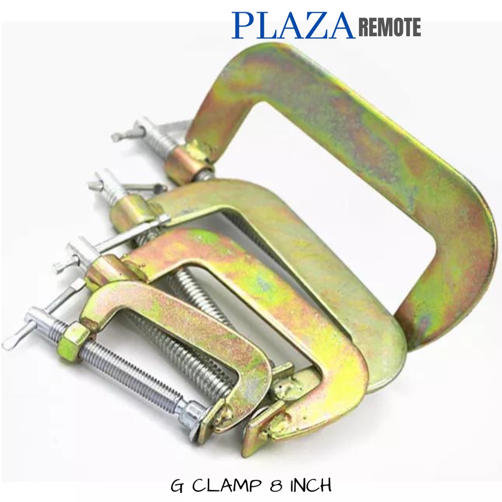 C / G CLAMP CATOK ALAT PENJEPIT 8 INCH  KAYU BESI DLL KUNCI MINI LOCKING PLIER