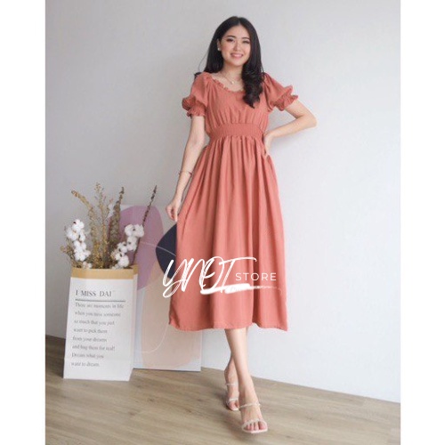 M-XXXXL MACHITO Dres Jumbo | Dress Jumbo Wanita | Dress Big Size| Dress Korea Korea Style | Plus Siz